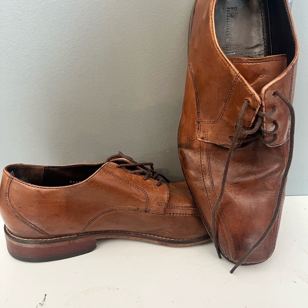 Florsheim  Oxford Dress Shoes Men's Size 10 , Brown Leather - Picture 7 of 7
